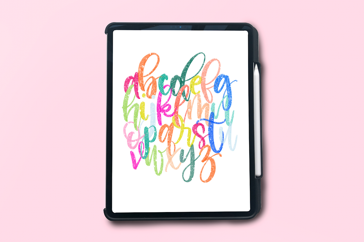 25 Brush Procreate Lettering Bundle, a Brush Add-On by The Pigeon Letters (Photo 6 of 12)