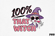 100% That Witch SVG PNG, an Illustration by CrexoraLab (Thumbnail 1 of 4)