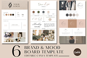 Modest Brand & Mood Board Templates, a Social Media Template by Daily Creative (Thumbnail 1 of 7)