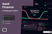 Arkon - SaaS Finance App Showcase, a Landing Page Template by SLAB! Design (Thumbnail 1 of 3)