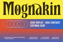 Mognakin Serif Display Font