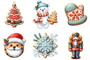Christmas Cookie Clipart, an Illustration by DreamArtGraphic (Thumbnail 5 of 5)