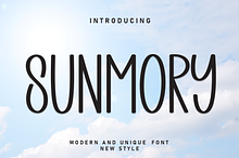 Sunmory | Script Font