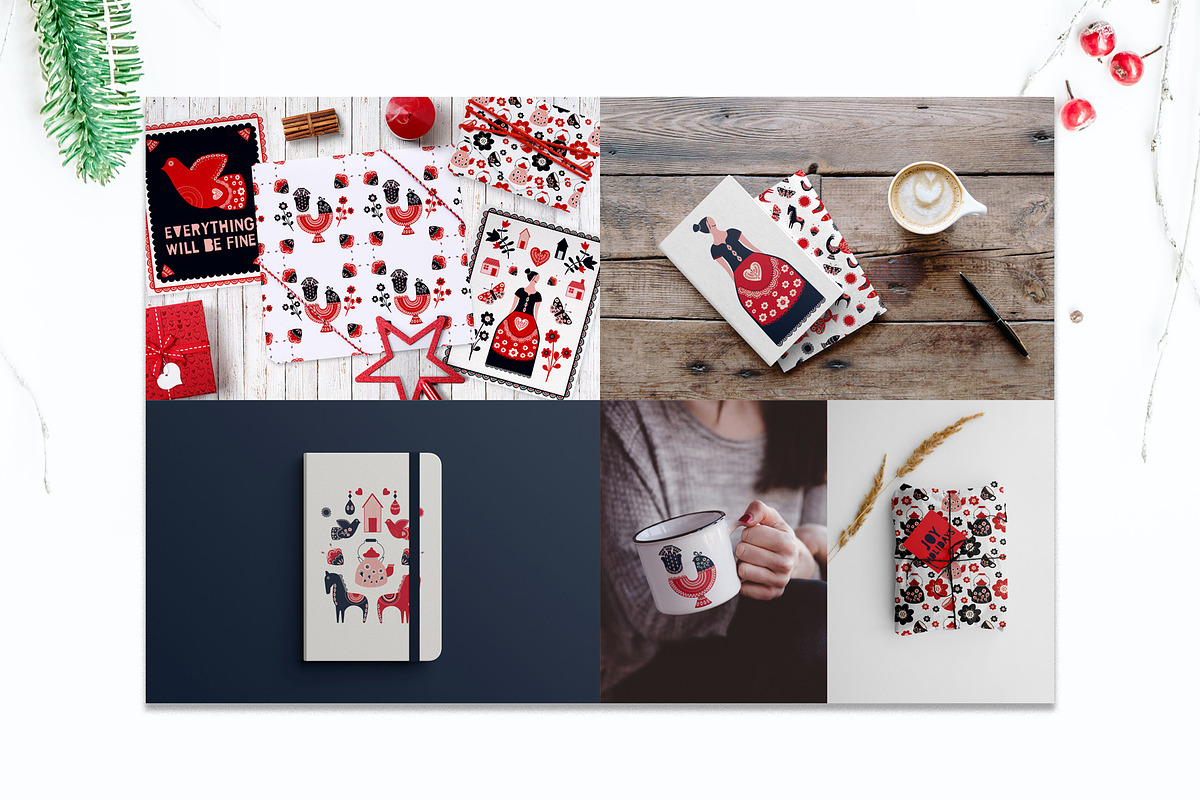Scandinavian Christmas Bundle, an Animal Illustration by Chus Moreno Studio (Photo 10 of 15)