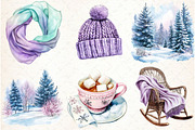 Winter Wonderland Igloo Clipart, an Illustration by Libby Wishes (Thumbnail 2 of 7)