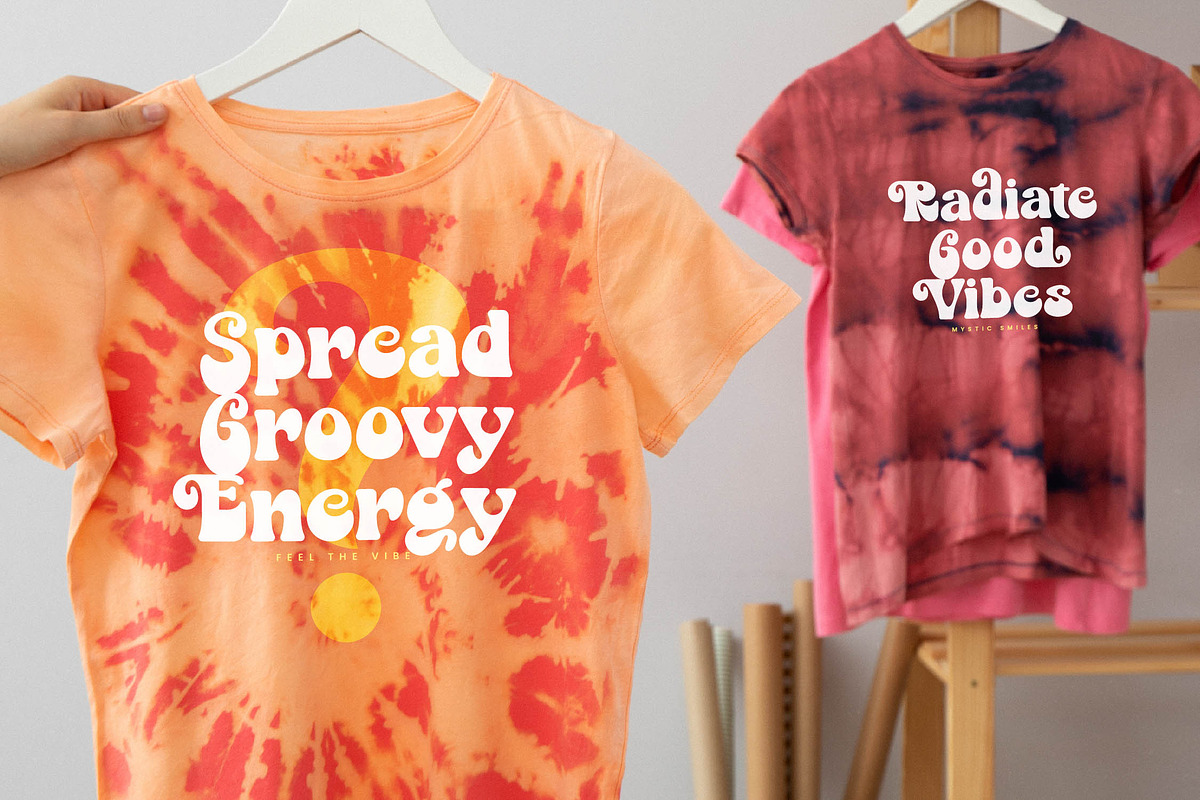 Mystic Smiles Groovy Display Font, a Serif Font by timelesstype.co (Photo 7 of 20)