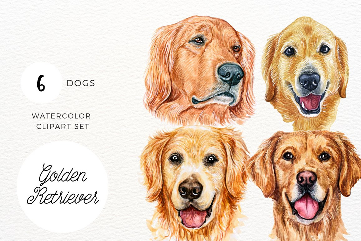 50% OFF | 20+ Dog Illustration Pack, an Animal Illustration by ArtbyHien (Photo 9 of 17)