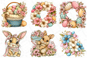 Nursery Blue Country Easter Clipart, an Illustration by DreamPrint404 (Thumbnail 3 of 5)