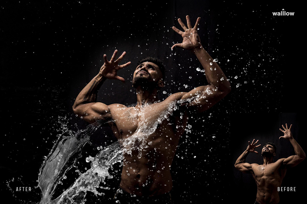 Realistic Water Splash Brushes, a Brush Add-On by Walllow Creatives (Photo 2 of 3)