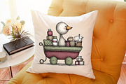 Silly Goose Baby Shower Clipart, an Illustration by Sublimation Artist (Thumbnail 6 of 6)