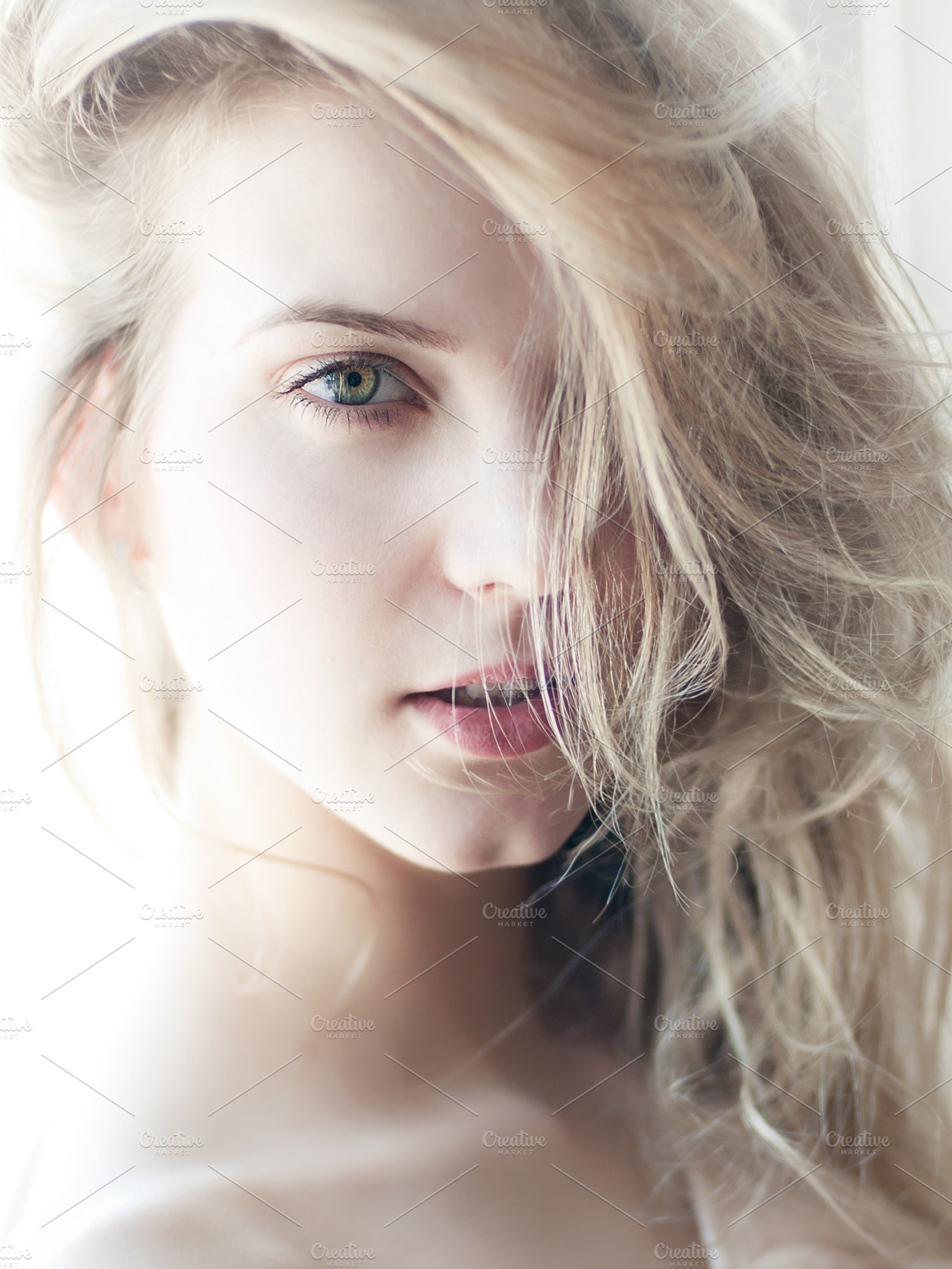 Portrait of a sexy curly girl, a Beauty & Fashion Photo by Aleshyn Andrei