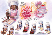 Confectionery watercolor collection, a Food Illustration by Ekaterina Glazkova (Thumbnail 2 of 8)