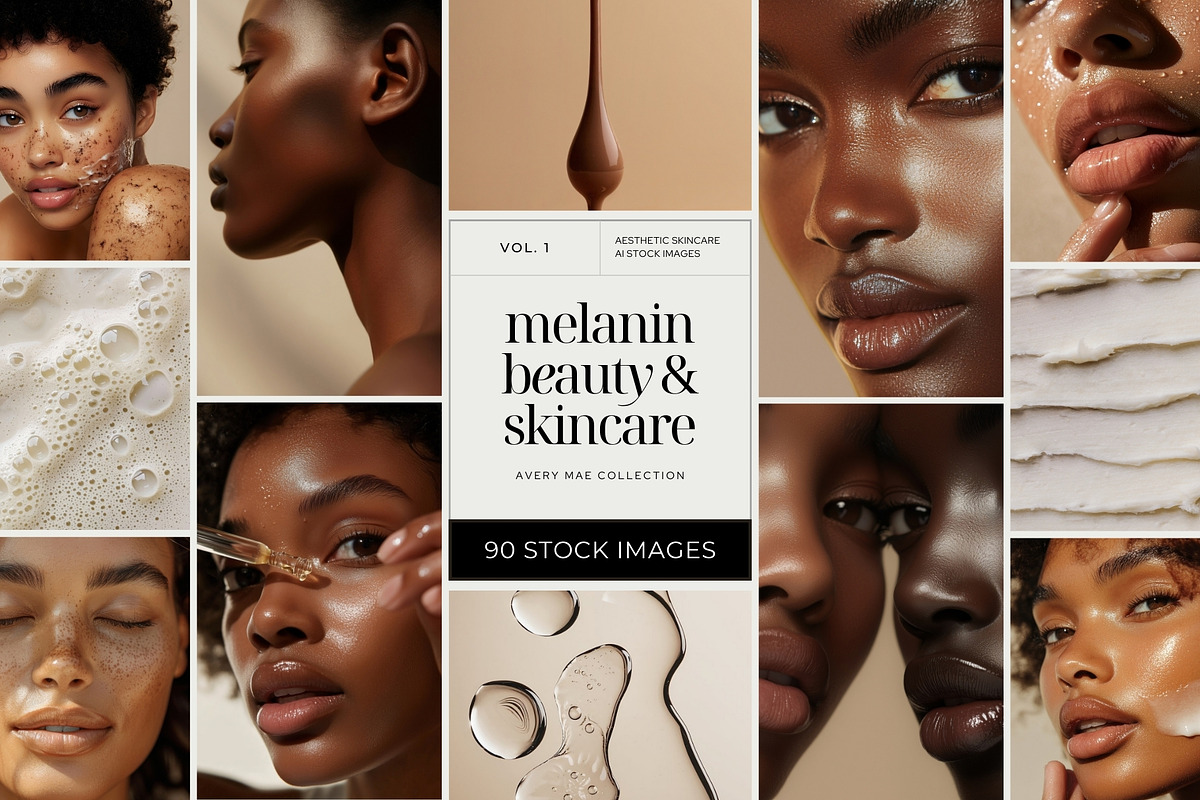 Melanin Beauty Stock Image Bundle, a Beauty & Fashion Photo by COCO Designs (Photo 1 of 10)