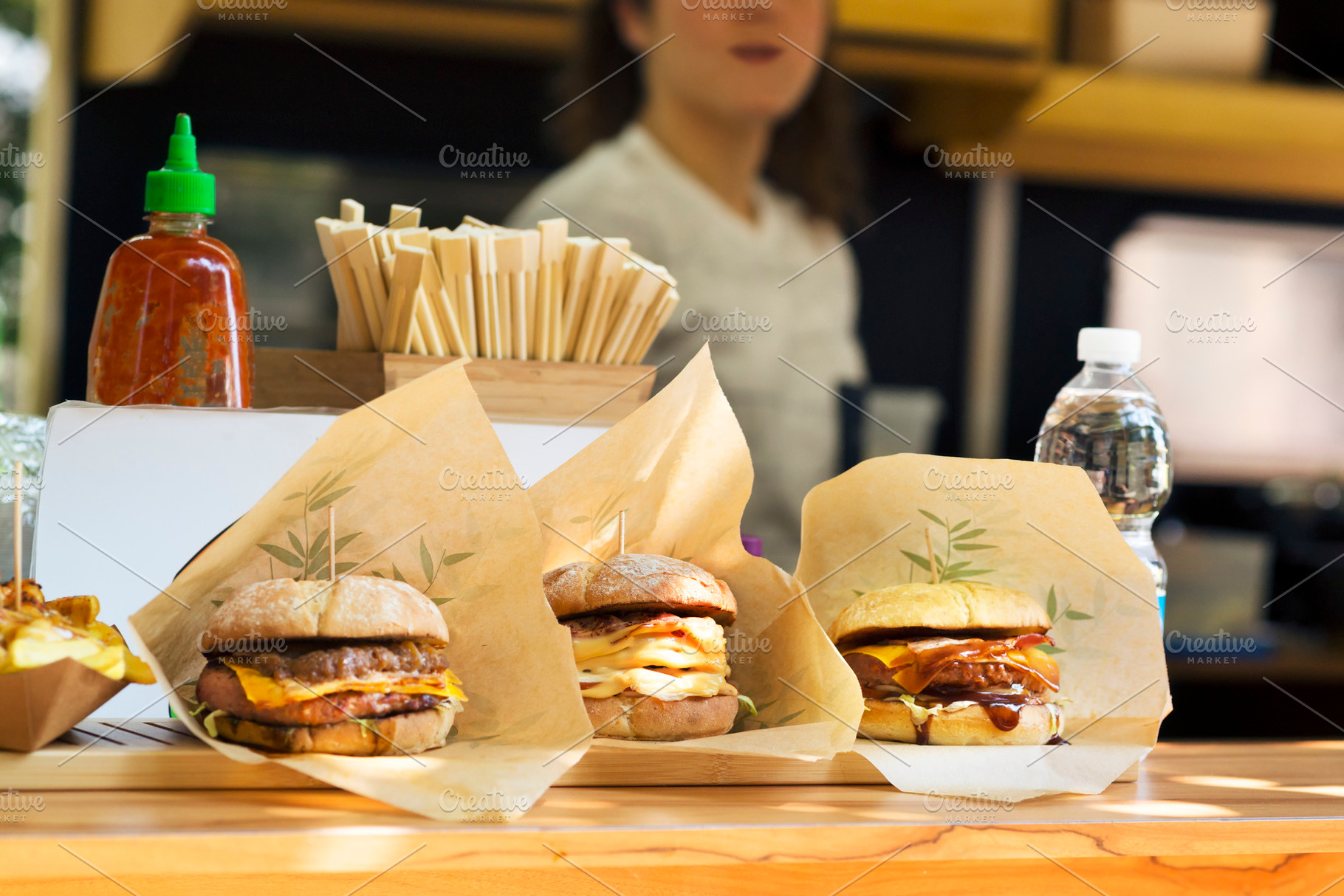 Food truck in city festival stock photo containing food and truck, a Food & Drink Photo by Genaro Diaz photographs