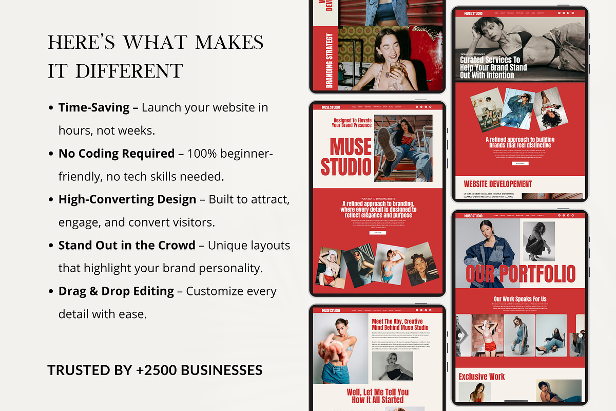Bold Wix Studio Website Template, a Wix Template by AdvertFox (Photo 2 of 10)