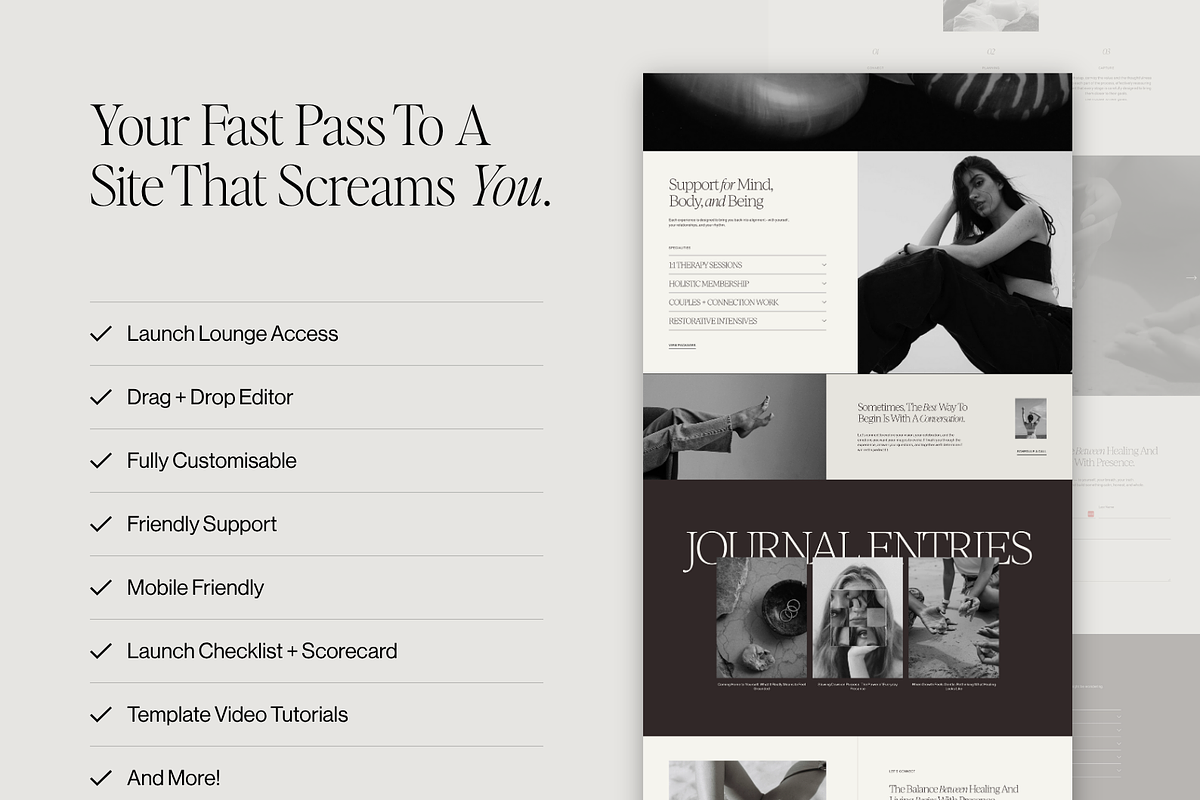 Website Template Squarespace: Tate, a Squarespace Template by Candor Templates (Photo 10 of 14)