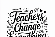 Inspirational Teaching Quotes SVG, an Object Graphic by himelgfx (Thumbnail 2 of 3)