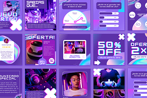 Social Media Pack - Holographi Desig