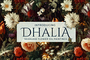 Dhalia - Seamless Flower Art, a Pattern Graphic by Pixel Perfect Patterns (Thumbnail 1 of 10)