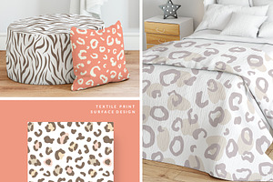 Wild Animal Print Seamless Patterns