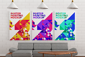 Poster Painting MockUp 007