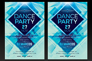 Dance Party Flyer Template, a Flyer Template by designblends@gmail.com (Thumbnail 1 of 3)