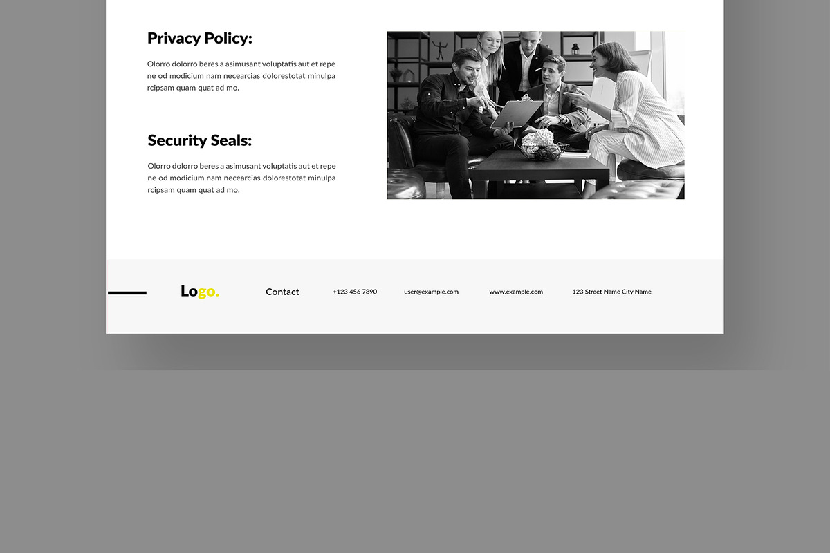 Business Agency Landing Page, an UI Kit Template by CreativeShaper (Photo 6 of 6)
