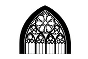 Gothic Church Window Frame Bundle, an Illustration by jahid234 (Thumbnail 29 of 31)