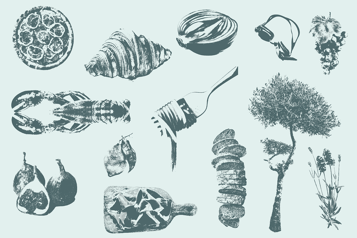Mediterranean Summer Elements, an Object Graphic by Em&M Studio (Photo 5 of 8)