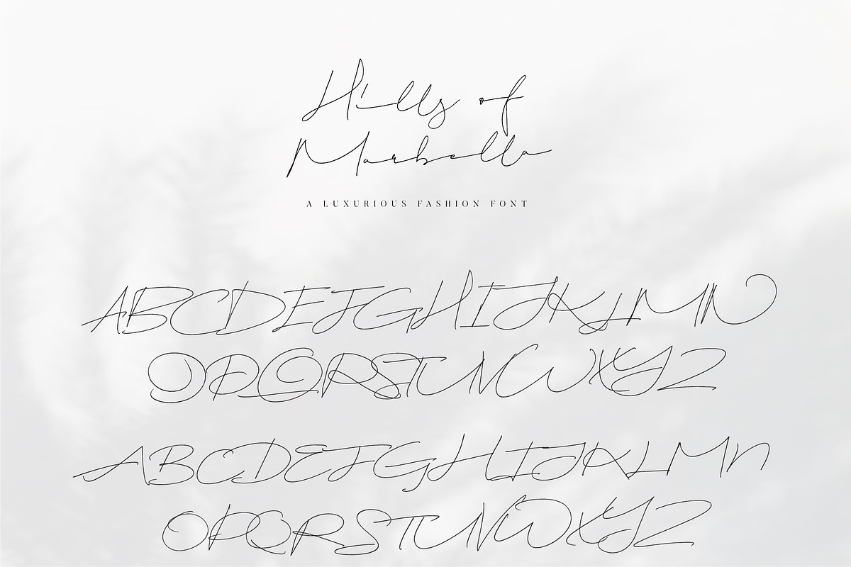 Hills of Marbella Font, a Script Font by Mats-Peter Forss (Photo 8 of 8)
