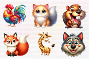 Quirky Funny Animals Sublimation, an Illustration by CreationArt (Thumbnail 4 of 6)