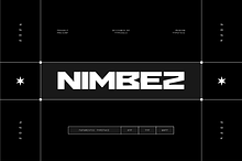 Nimbez - Futuristic Display Font