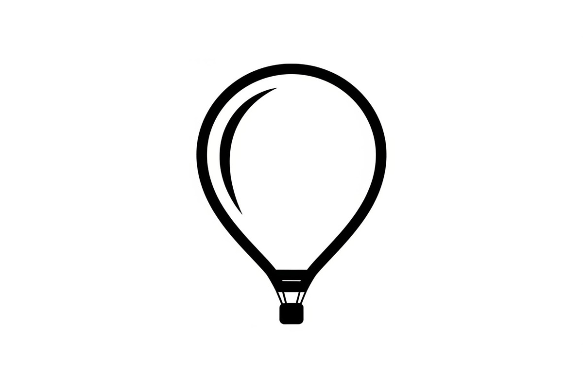 Hot Air Balloon Silhouette Bundle, an Illustration by Designer_Momina (Photo 9 of 51)