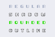 Helicopter – Pixel Display Typeface, a Font by alpercakici (Thumbnail 11 of 14)