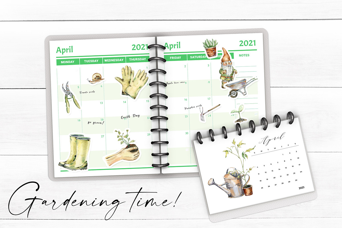 Watercolor Gardening Time, a Food Illustration by Olga Koelsch (Photo 9 of 19)