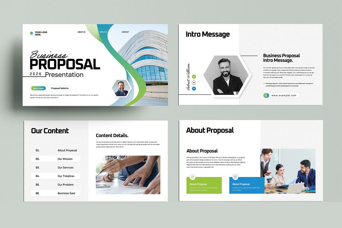Business Proposal Presentation, a Presentation Template by MightyDesign (Photo 2 of 8)