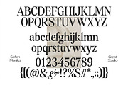 Sofian Monika Serif, a Serif Font by Mulkan Nazir (Thumbnail 15 of 15)
