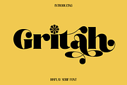 Gritah - Display Serif Font, a Serif Font by Luna Shop (Thumbnail 1 of 8)
