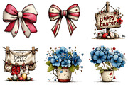 Whimsical Spring Clipart Bundle, an Illustration by Sublimation Artist (Thumbnail 6 of 7)