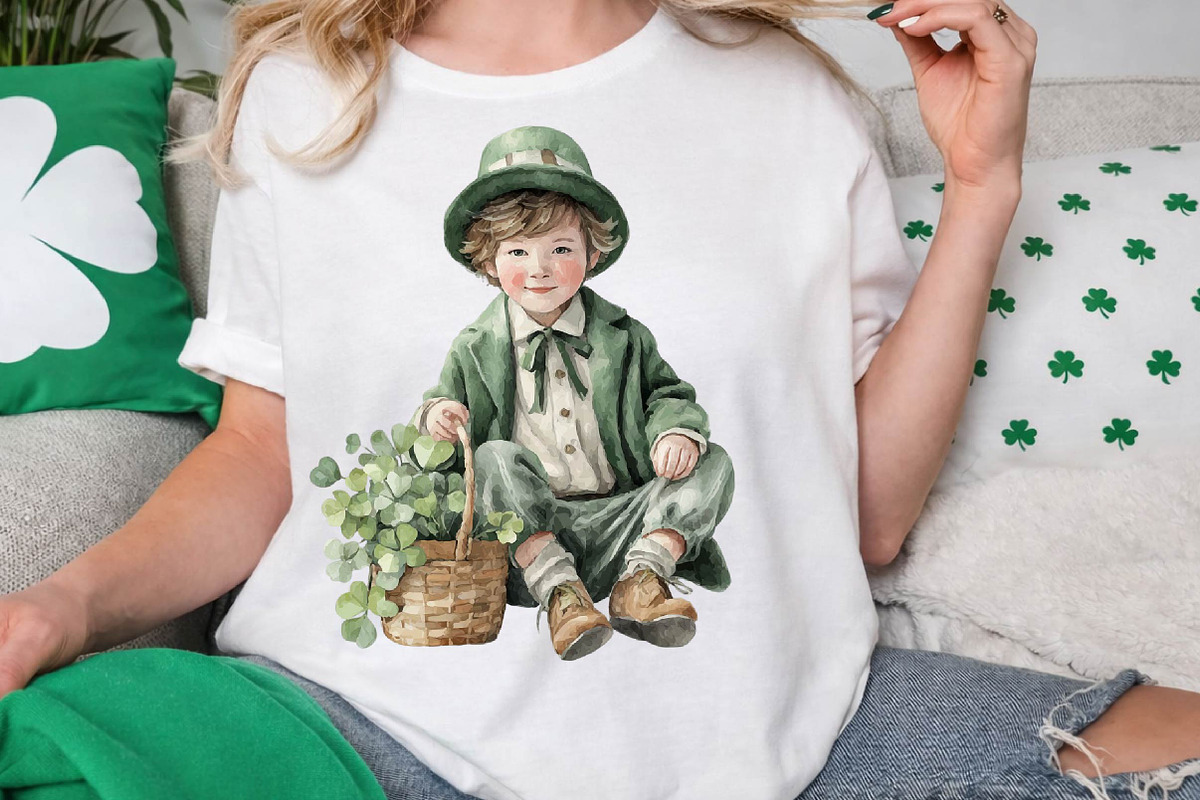Farmhouse St Patrick Day Clipart, an Illustration by DreamCafeArt (Photo 5 of 6)