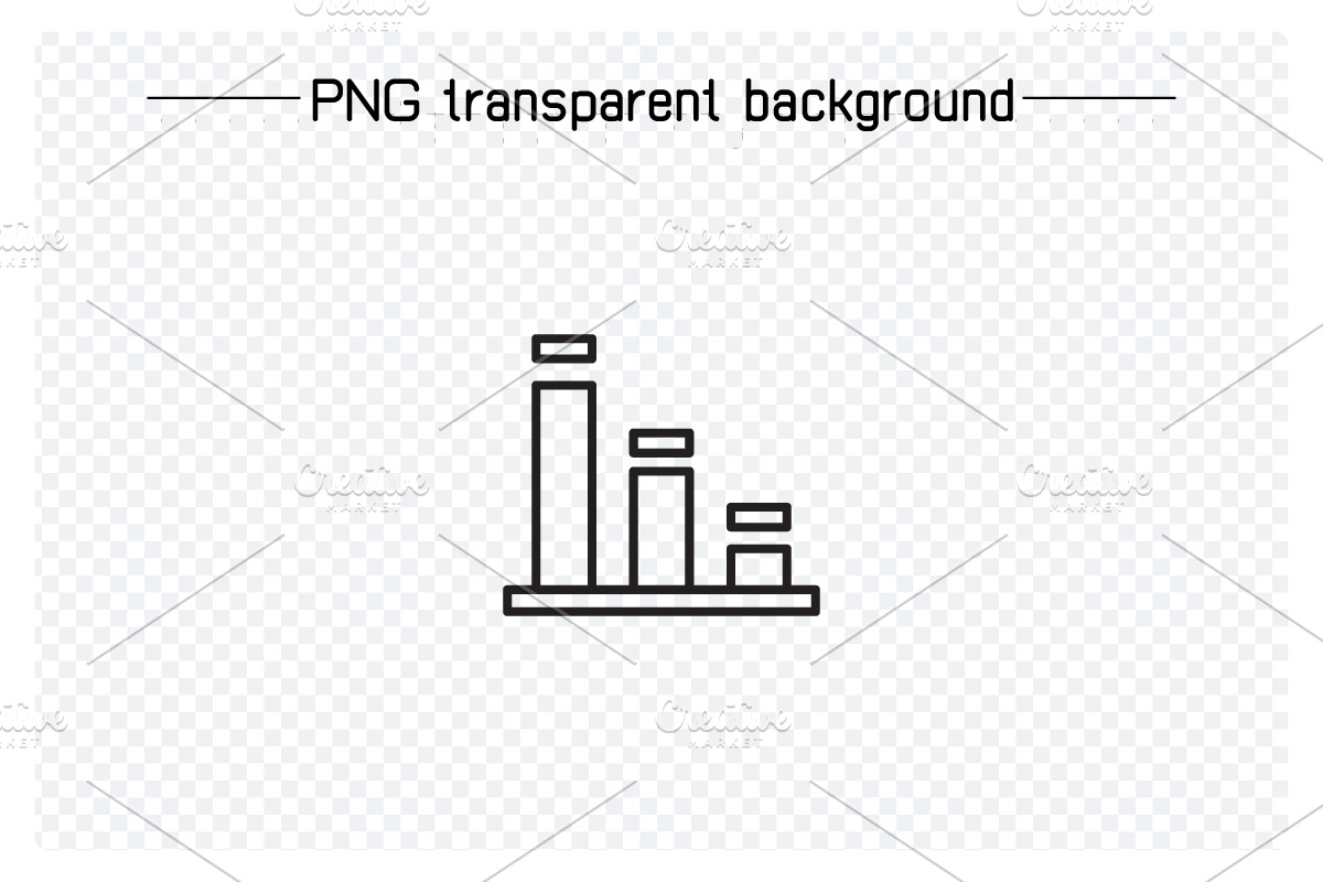 Data Pie Chart and Graph Icons Set, an Outline Icon by Designfour (Photo 6 of 7)
