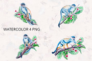 Watercolor Exotic Animals., an Animal Illustration by lilisavelieva (Thumbnail 6 of 7)