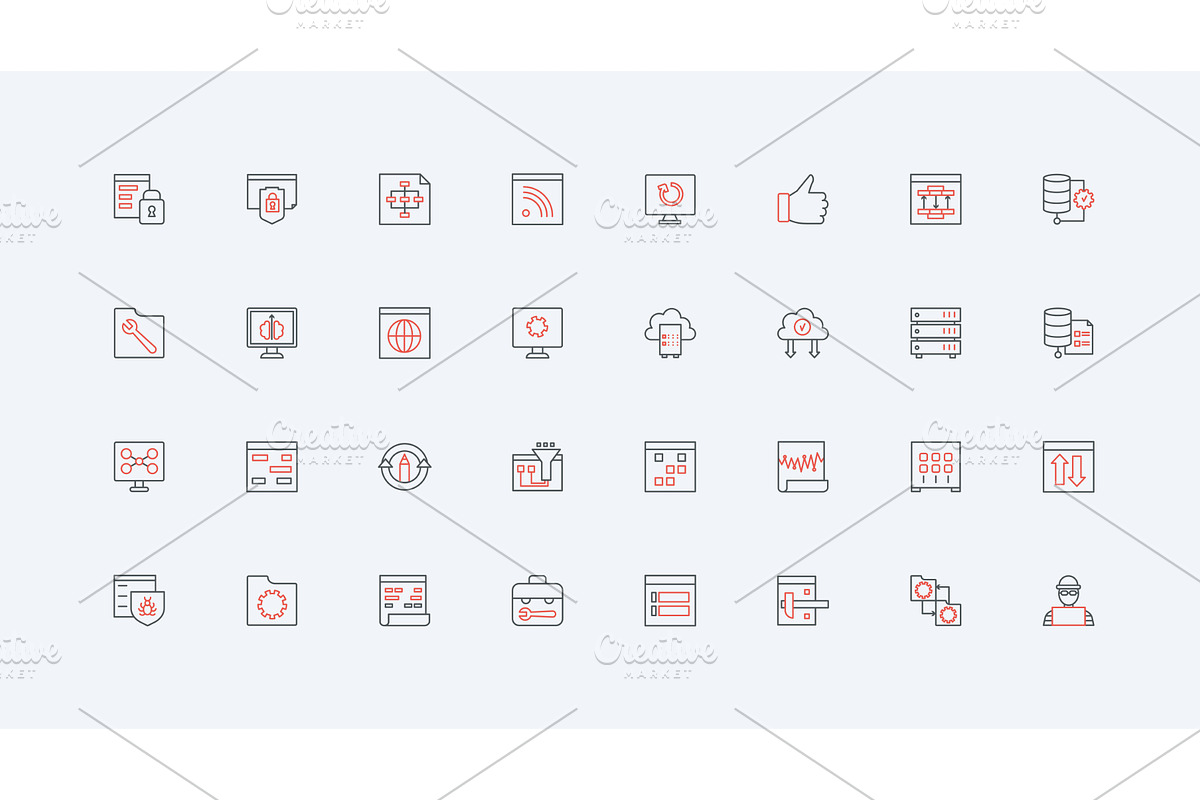 Internal human organs anatomy icons, a Technology Illustration by Lemberg Vector
