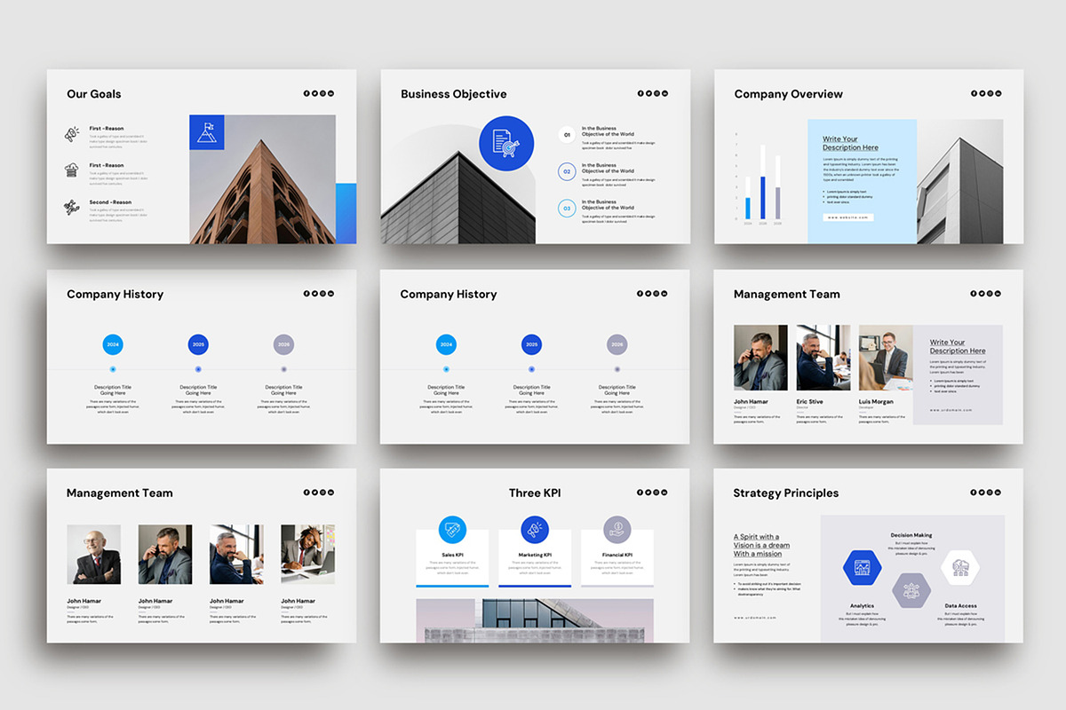 Business Strategy Presentation, a Presentation Template by Dream-Lab (Photo 3 of 5)