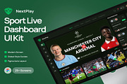 NextPlay Dashboard UI Kit, a Social Media Template by Creative Perspective (Thumbnail 1 of 6)