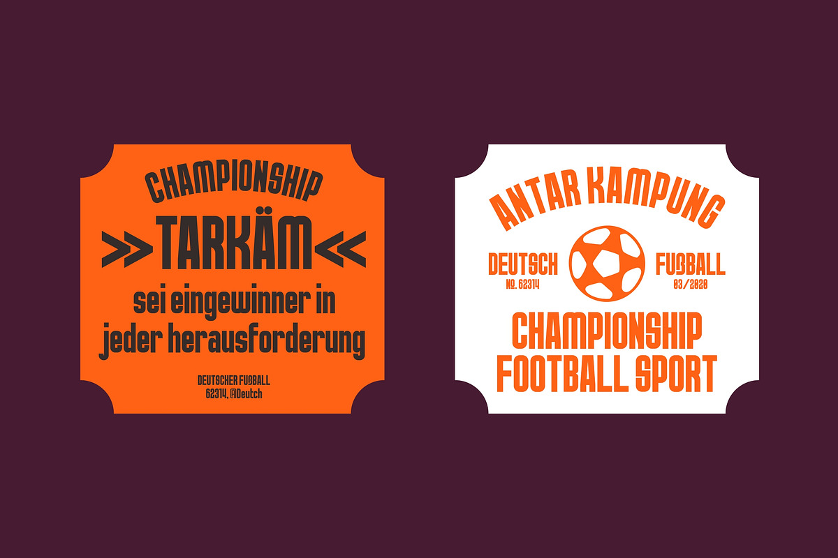 GR NORCH - Sports Display Font, a Serif Font by Garisman Std (Photo 9 of 15)