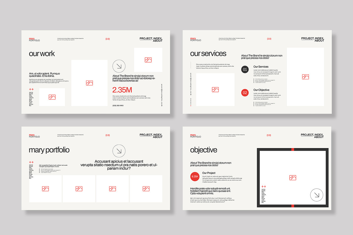 Design Portfolio Presentation design preview 4