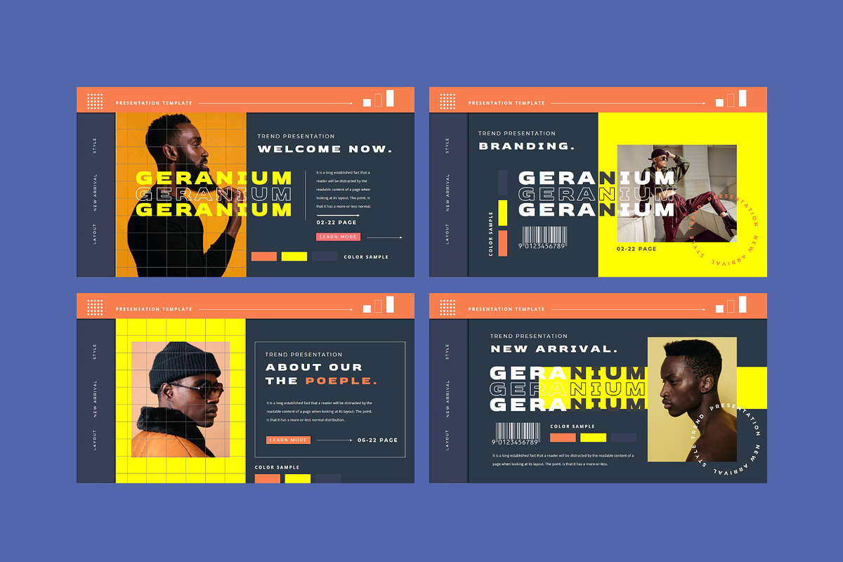 GERANIUM Google Slide Template, a Presentation Template by GridlineType (Photo 6 of 9)