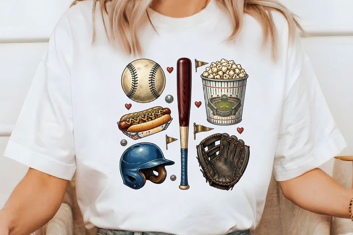 Baseball Game Day Sports Clipart, an Illustration by Designking (Photo 5 of 6)
