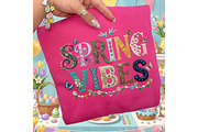 Brushstroke Spring Vibes Png Spring, an Illustration by Designking (Thumbnail 3 of 6)